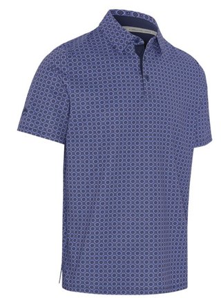 Callaway Club Print męskie polo, peacoat