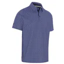 Callaway Club Print męskie polo, peacoat