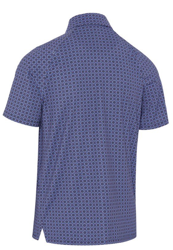 Callaway Club Print męskie polo, peacoat