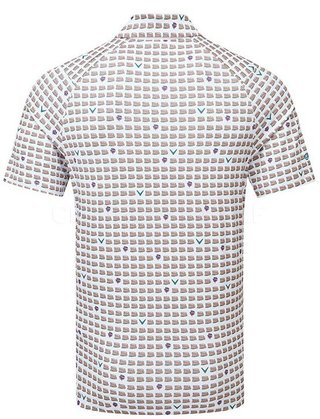 Callaway One Pimento męskie polo, białe