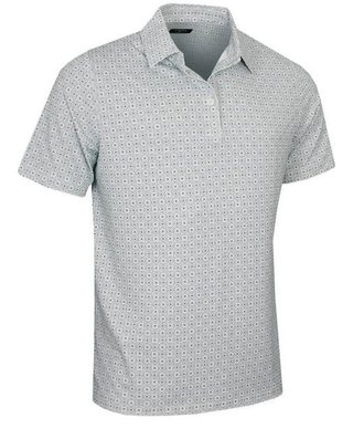 Callaway Foulard Printed męskie polo, bright white