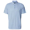 Callaway Foulard Printed męskie polo, peacoat