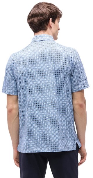 Callaway Foulard Printed męskie polo, peacoat