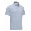 Callaway Foulard Printed męskie polo, vista blue