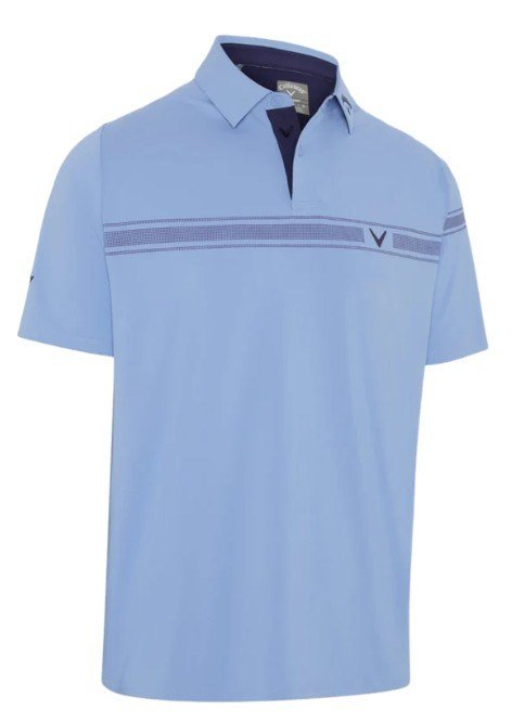 Callaway Odyssey Block męskie polo, vista blue