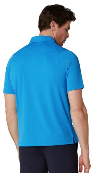 Callaway Odyssey Ventilated Jacquard męskie polo, brilliant blue