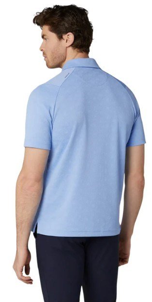 Callaway Odyssey Ventilated Jacquard męskie polo, vista blue