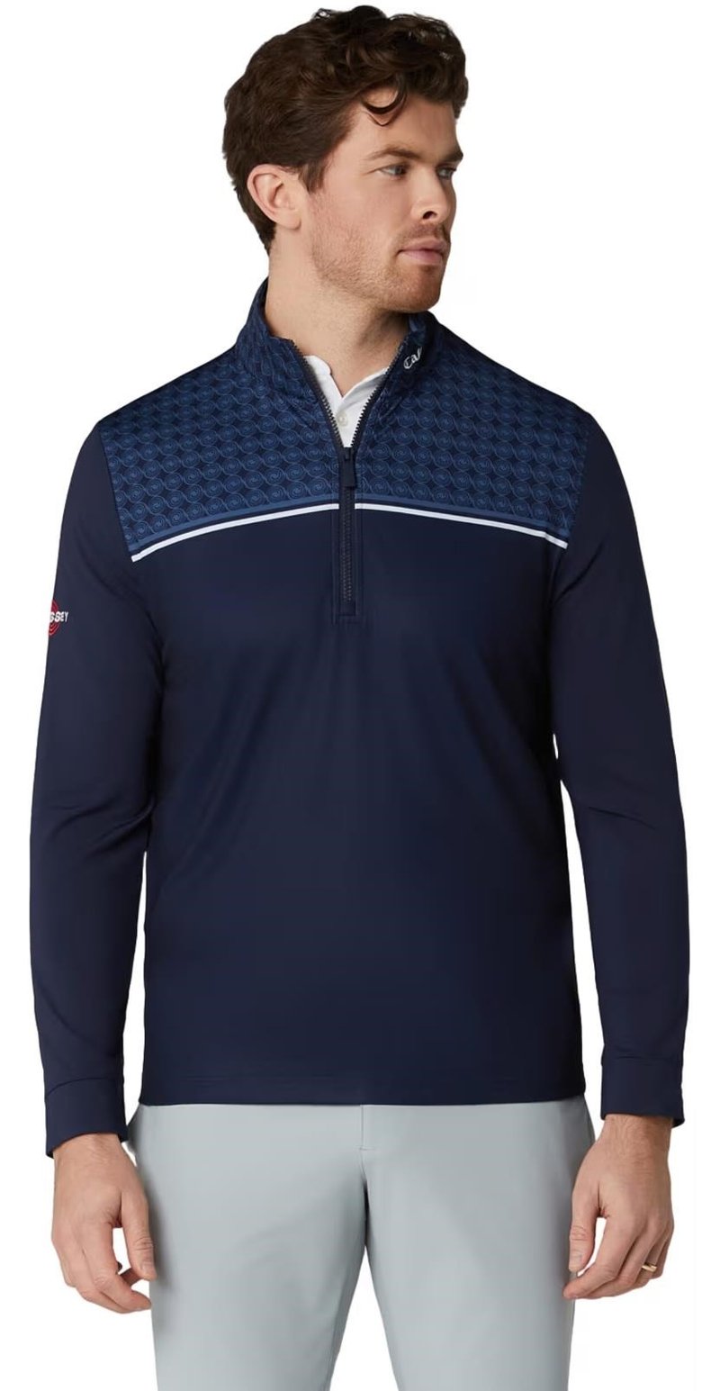 Callaway Odyssey Printed Block męska bluza, granatowa