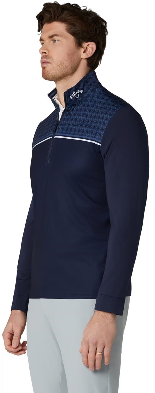 Callaway Odyssey Printed Block męska bluza, granatowa