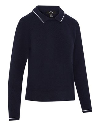 Callaway Collared damski sweter, peacoat