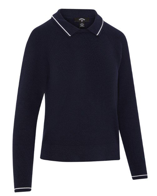 Callaway Collared damski sweter, peacoat
