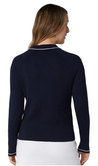 Callaway Collared damski sweter, peacoat