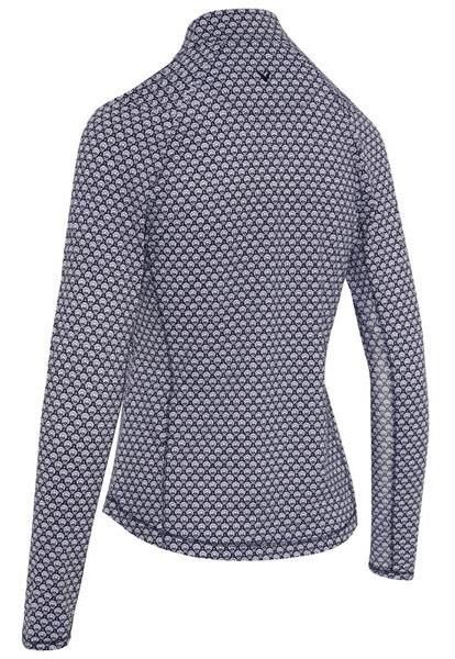 Callaway Scarf Geo Print Long Sleeve damskie polo, peacoat