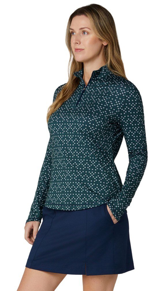 Callaway Framing Geo Printed damska bluza, peacoat
