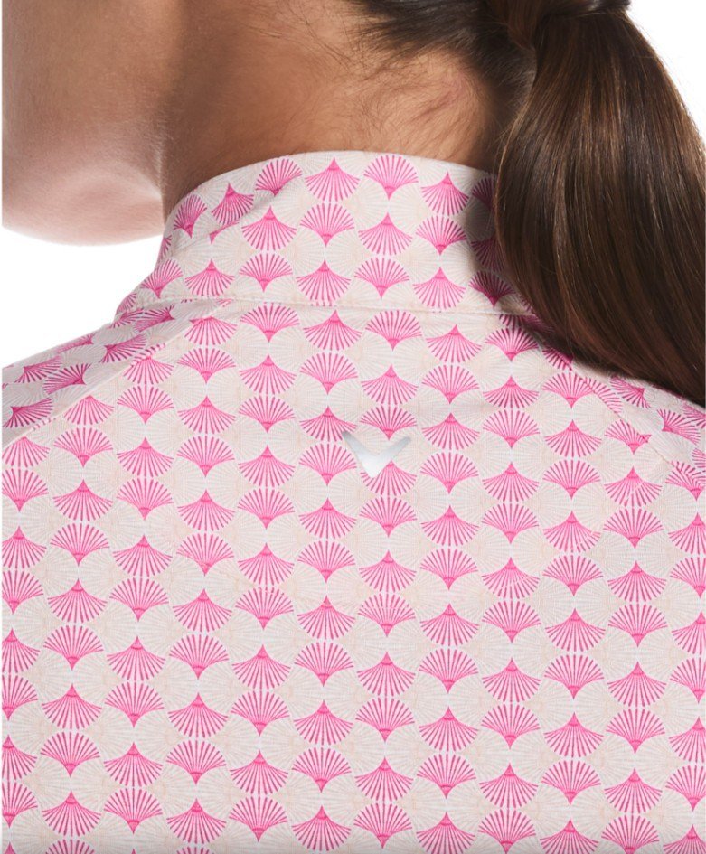 Callaway Deco Geo Printed damska bluza, fuchsia purple