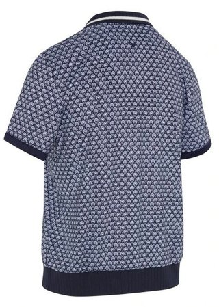 Callaway Scarf Geo Printed damskie polo, granatowe