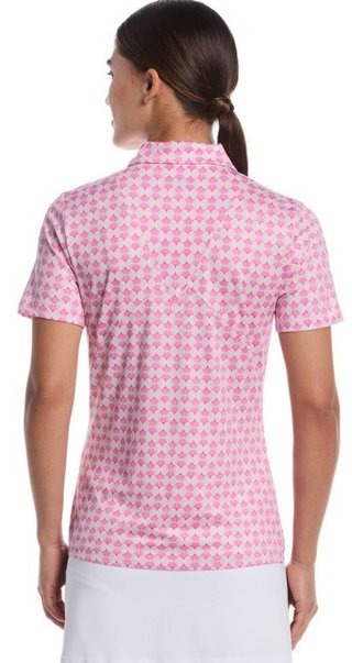 Callaway Deco Geo Print damskie polo, fuchsia purple