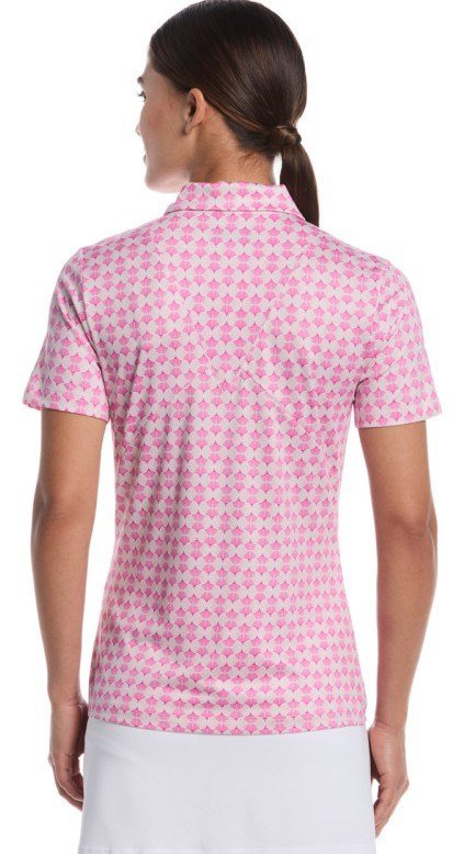 Callaway Deco Geo Print damskie polo, fuchsia purple
