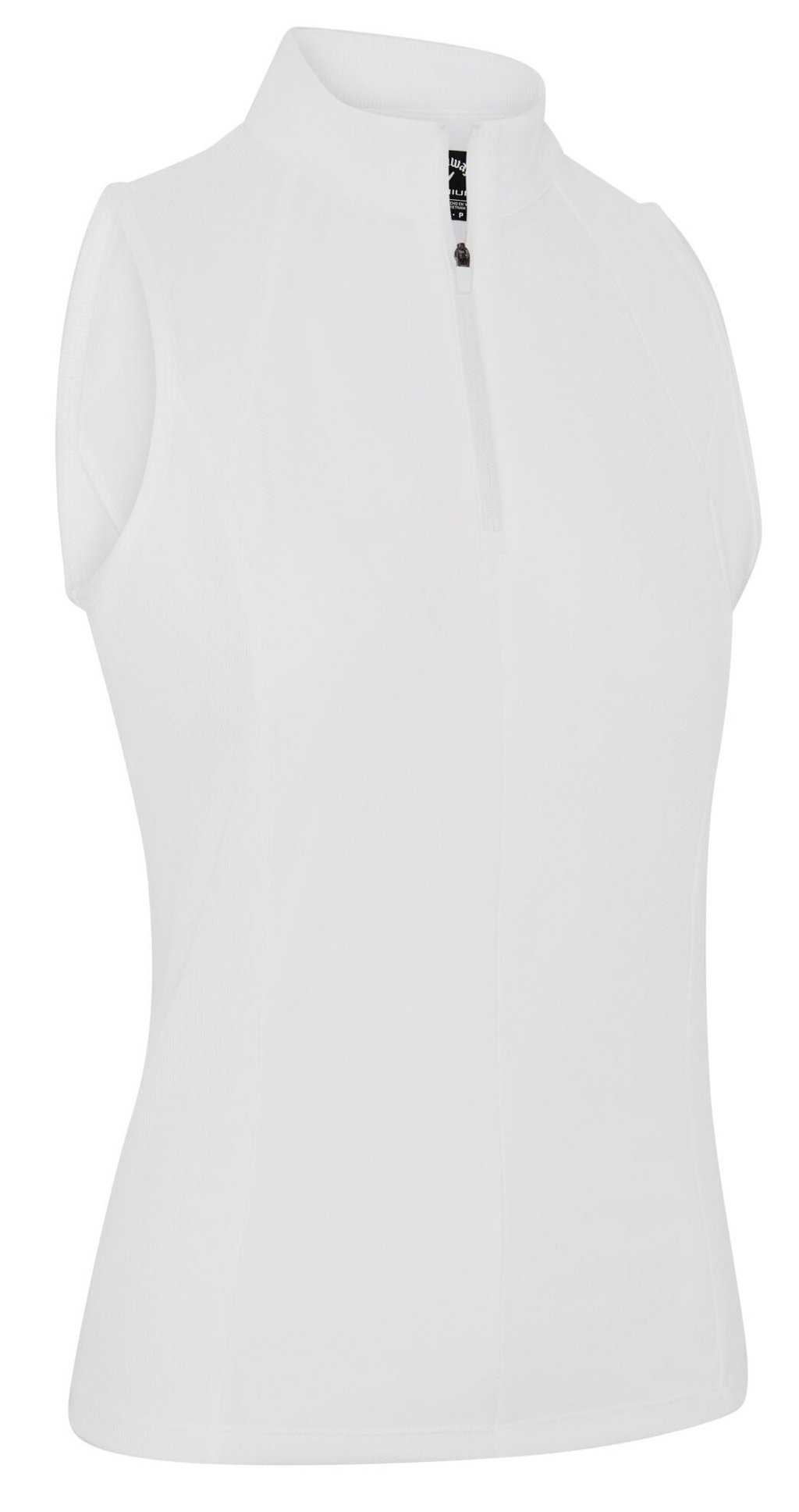 Callaway Rib Play Sleeveless damskie polo, białe