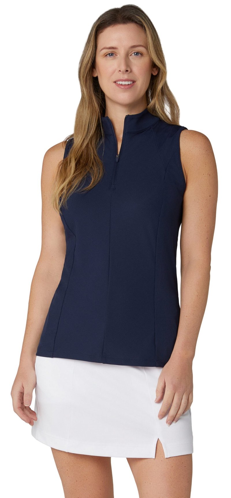 Callaway Rib Play Sleeveless damskie polo, peacoat
