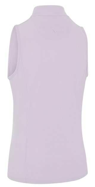 Callaway Rib Play Sleeveless damskie polo, pastel lilac