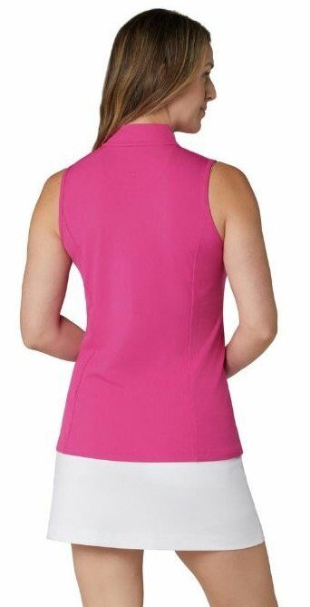 Callaway Rib Play Sleeveless damskie polo, różowe