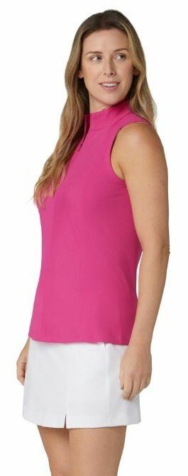Callaway Rib Play Sleeveless damskie polo, różowe