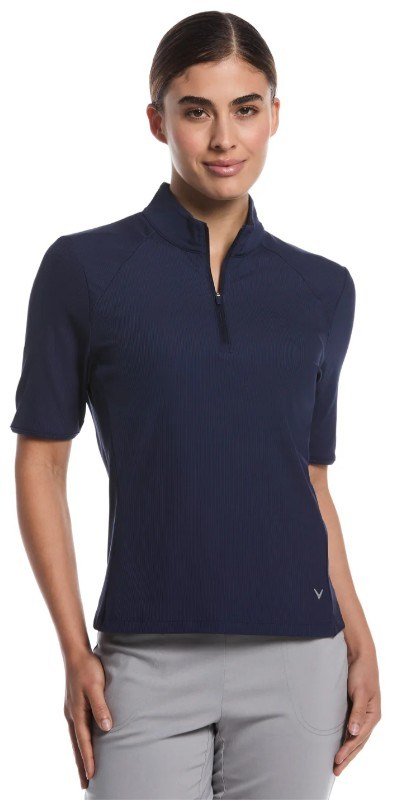 Callaway Rib Play damskie polo, peacoat