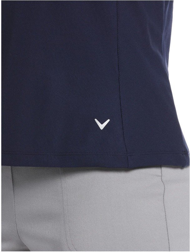 Callaway Rib Play damskie polo, peacoat