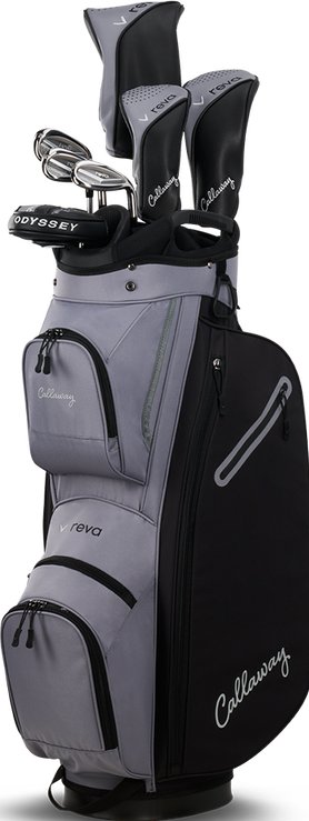 Callaway Reva 8PC Black damski zestaw golfowy, stal/grafit