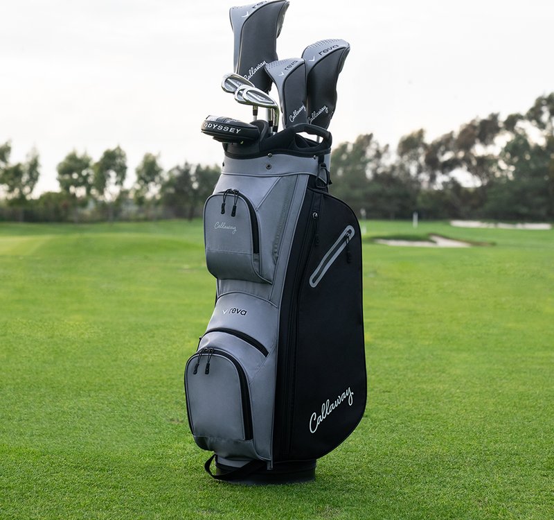 Callaway Reva 8PC Black damski zestaw golfowy, stal/grafit