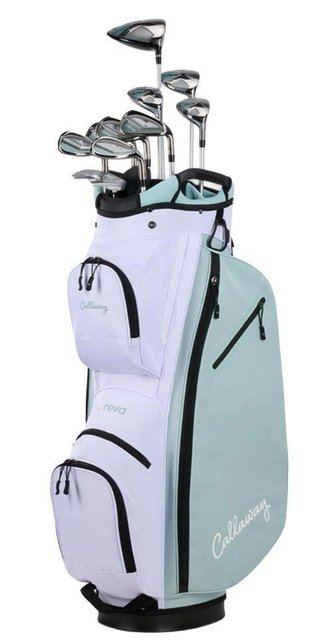 Callaway REVA 11-Piece damski zestaw golfowy, peach/surf