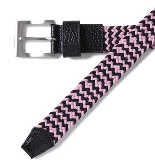 FootJoy Braided pasek unisex, czarno/różowy