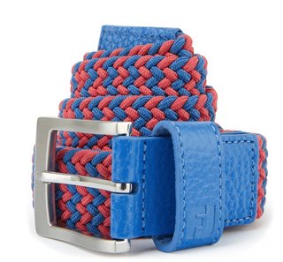 FootJoy Braided pasek unisex, coastal blue/nantucket red