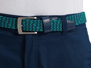 FootJoy Braided pasek unisex, navy/field green