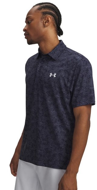 Under Armour Playoff 3.0 Printed męskie polo, midnight navy/white