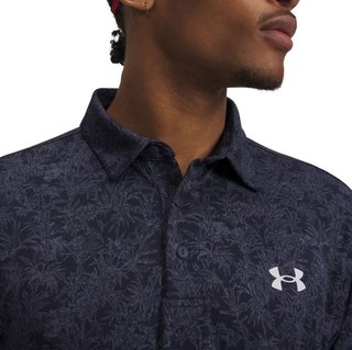 Under Armour Playoff 3.0 Printed męskie polo, midnight navy/white