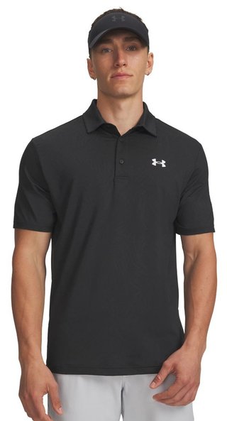 Under Armour Playoff Jacquard męskie polo, black/anthracite