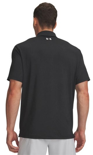 Under Armour Playoff Jacquard męskie polo, black/anthracite