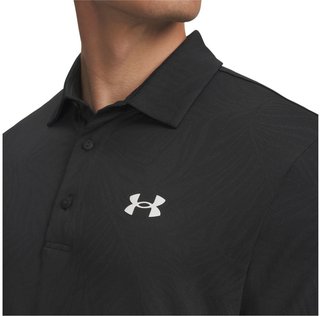 Under Armour Playoff Jacquard męskie polo, black/anthracite