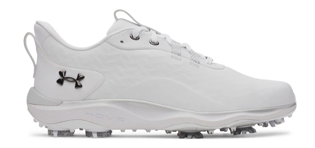 Under Armour Drive Pro Clone męskie buty golfowe, white/metallic gunmetal