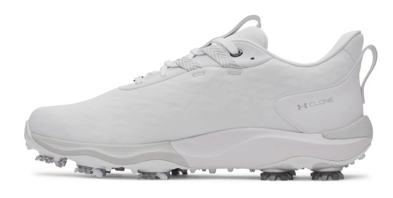 Under Armour Drive Pro Clone męskie buty golfowe, white/metallic gunmetal