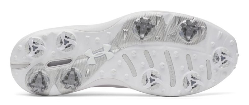 Under Armour Drive Pro Clone męskie buty golfowe, white/metallic gunmetal