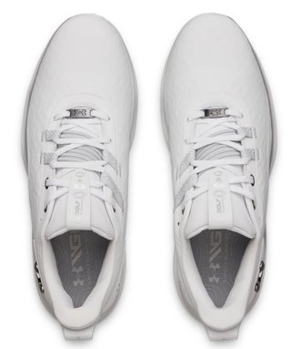 Under Armour Drive Pro Clone męskie buty golfowe, white/metallic gunmetal