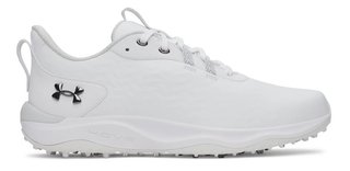 Under Armour Drive Pro Clone Spikeless męskie buty golfowe, white/mettalic gunmetal