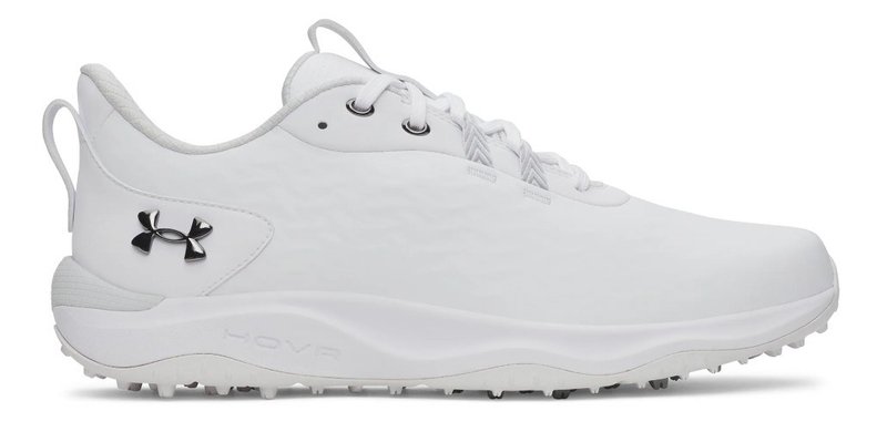 Under Armour Drive Pro Clone Spikeless męskie buty golfowe, white/mettalic gunmetal