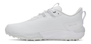 Under Armour Drive Pro Clone Spikeless męskie buty golfowe, white/mettalic gunmetal