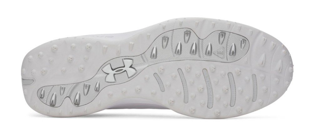 Under Armour Drive Pro Clone Spikeless męskie buty golfowe, white/mettalic gunmetal