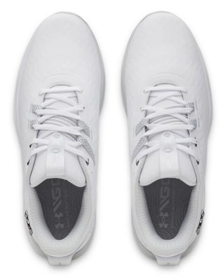 Under Armour Drive Pro Clone Spikeless męskie buty golfowe, white/mettalic gunmetal