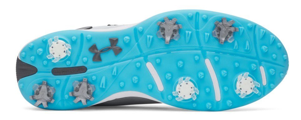 Under Armour Drive Fade 2 męskie buty golfowe, mod gray/steel/metallic silver